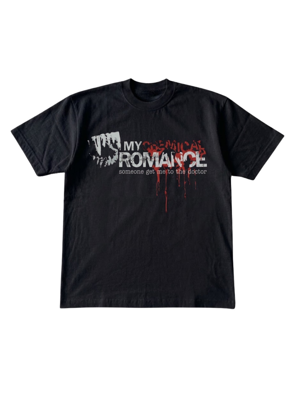 Gildan Black My Chemical Romance Graphic Tee - Band Shirt